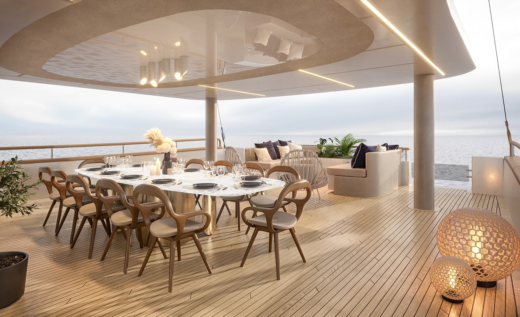 CLASE AZUL Aft deck