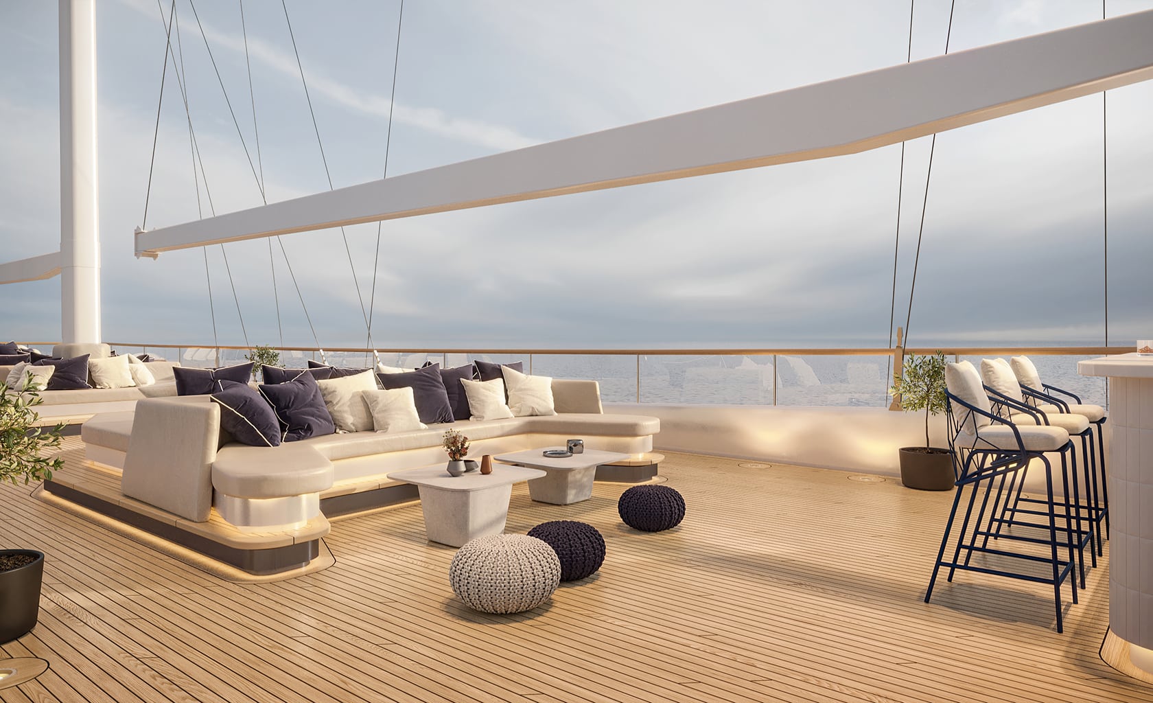CLASE AZUL Upper deck