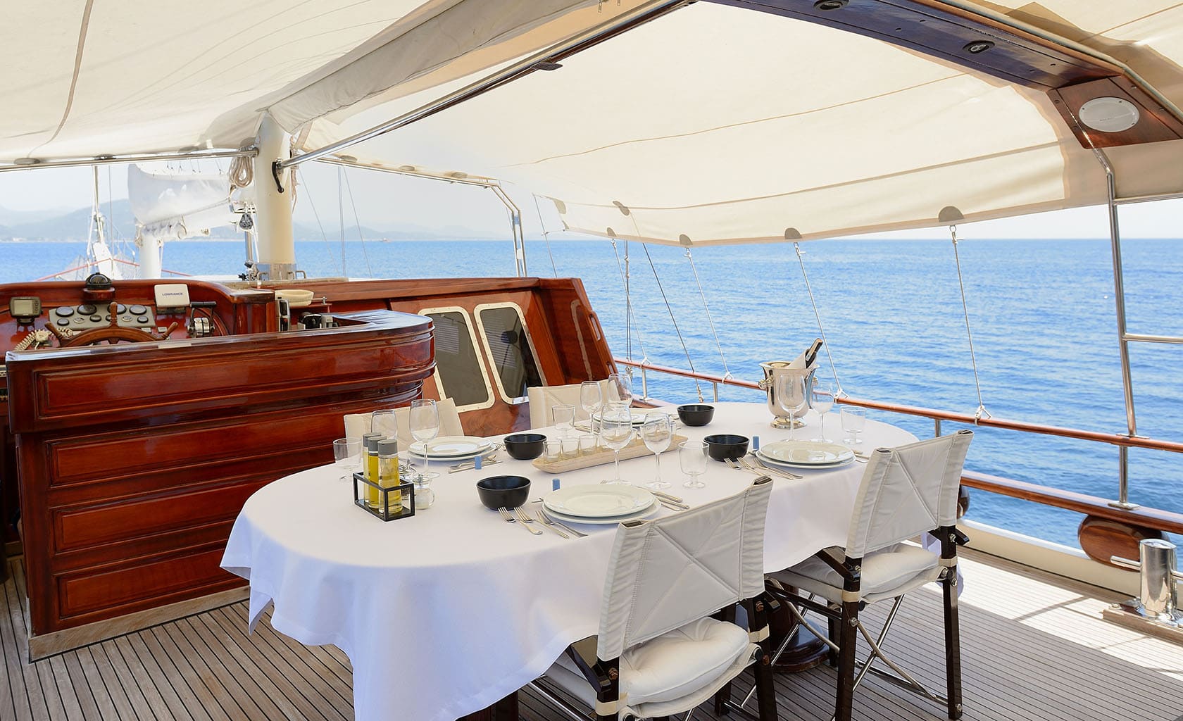 COBRA III Aft deck