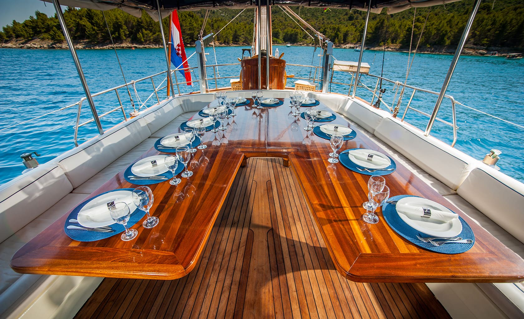 FORTUNA Aft deck