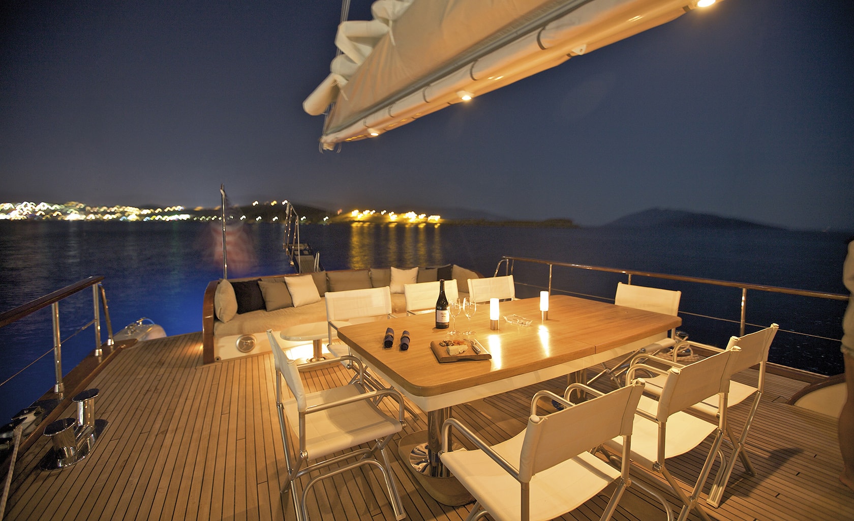 MISS B Aft deck