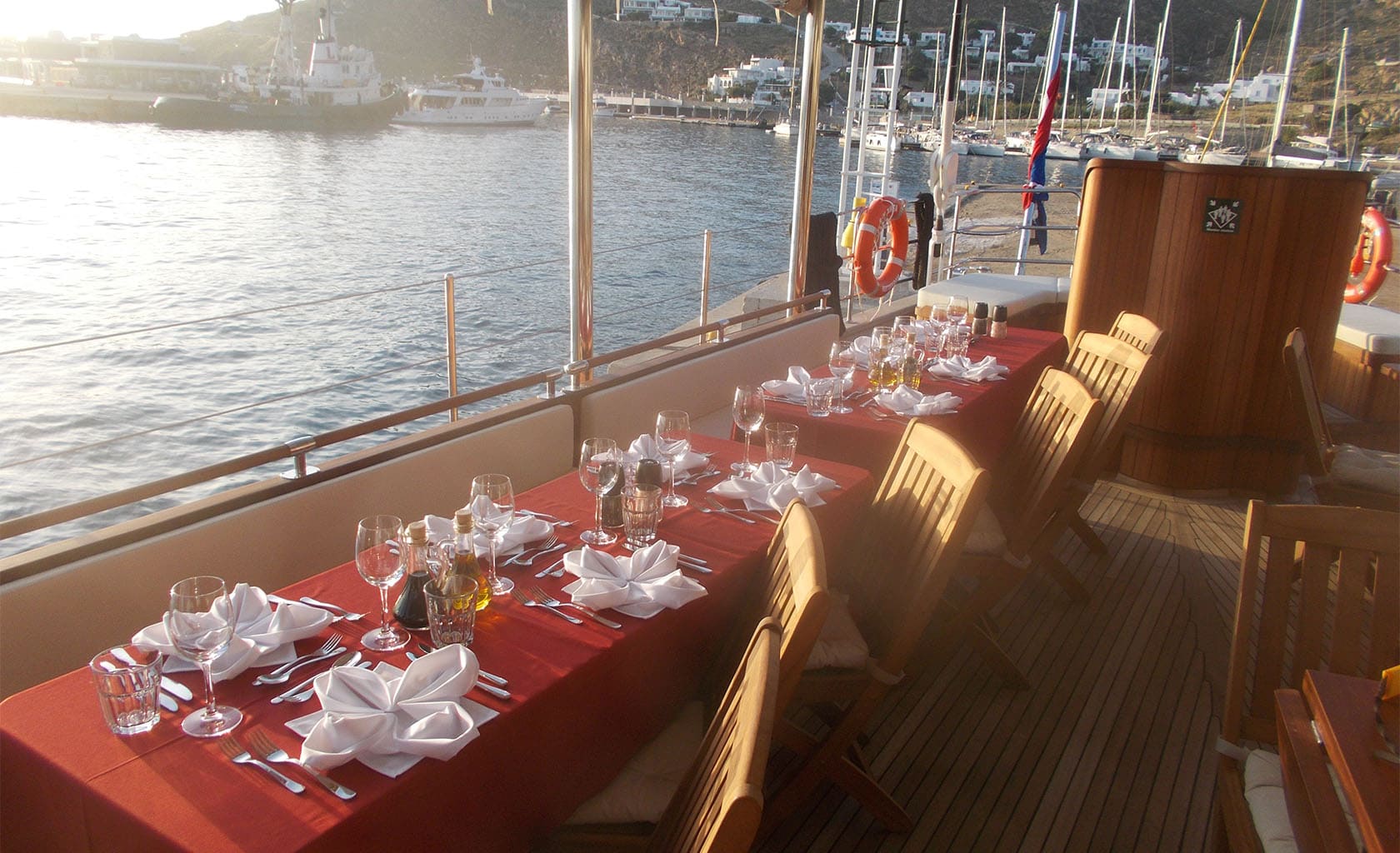 RHEA Aft deck