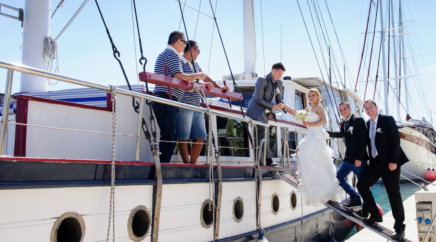 Yacht wedding