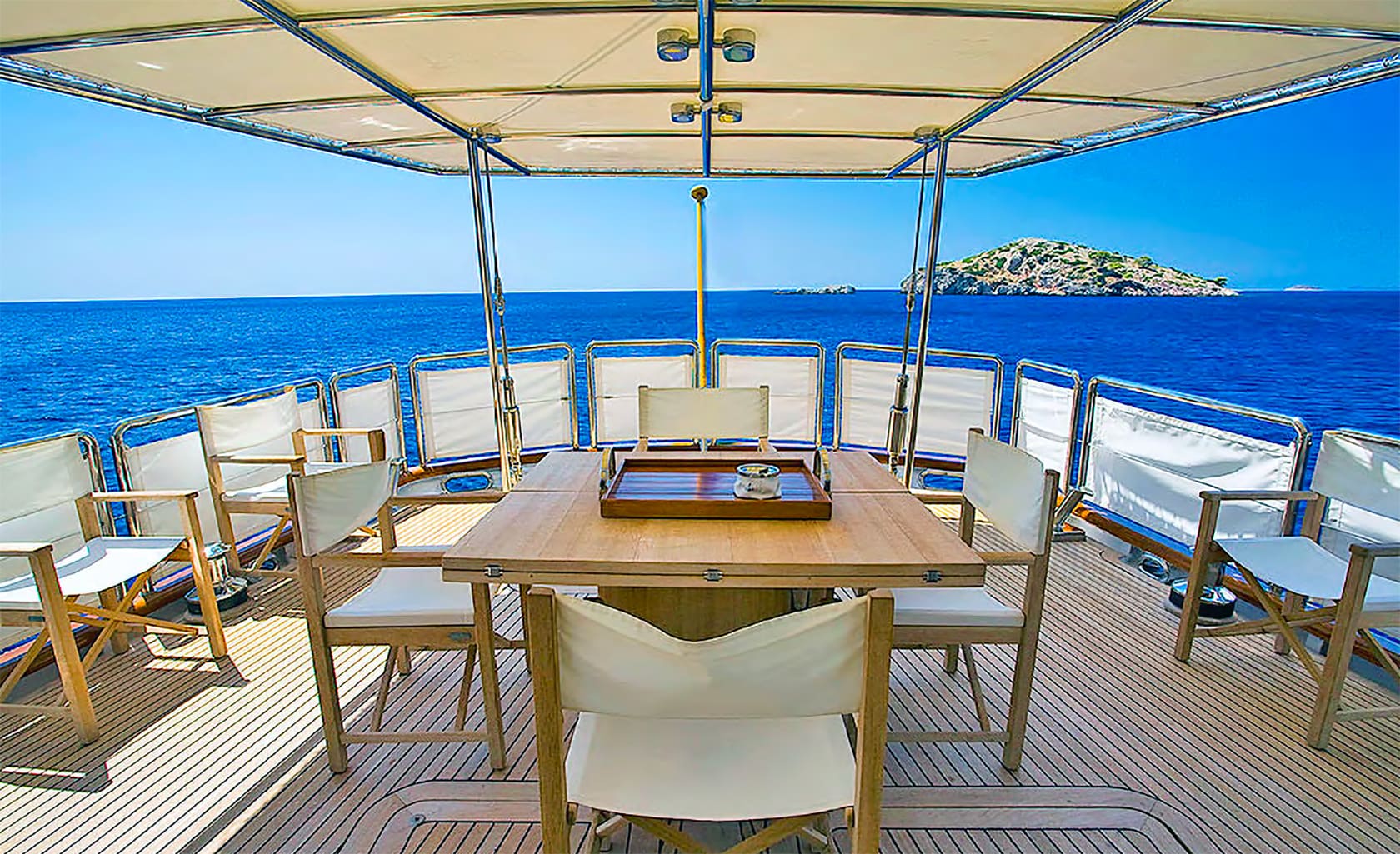ALTHEA Aft deck