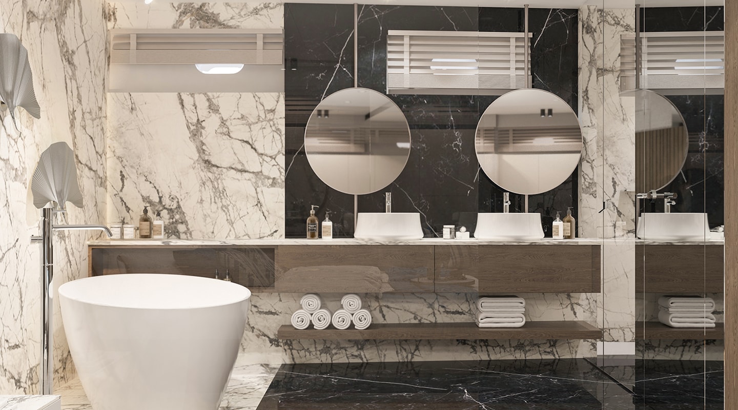 CLASE AZUL Master bathroom