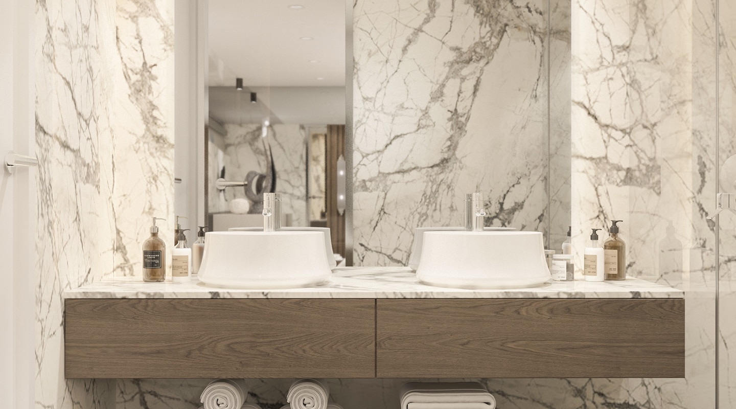 CLASE AZUL Master bathroom