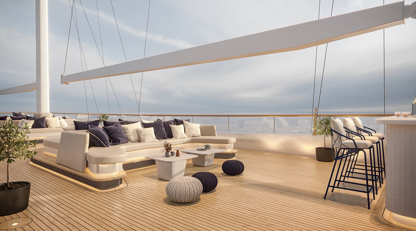 CLASE AZUL Upper deck