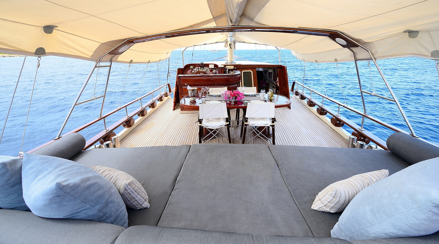 COBRA III Aft deck