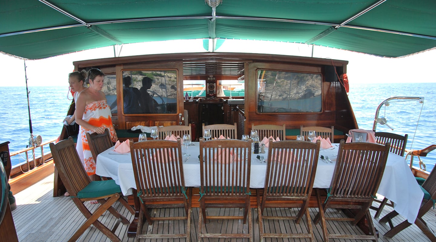 DERIYA DENIZ Aft deck