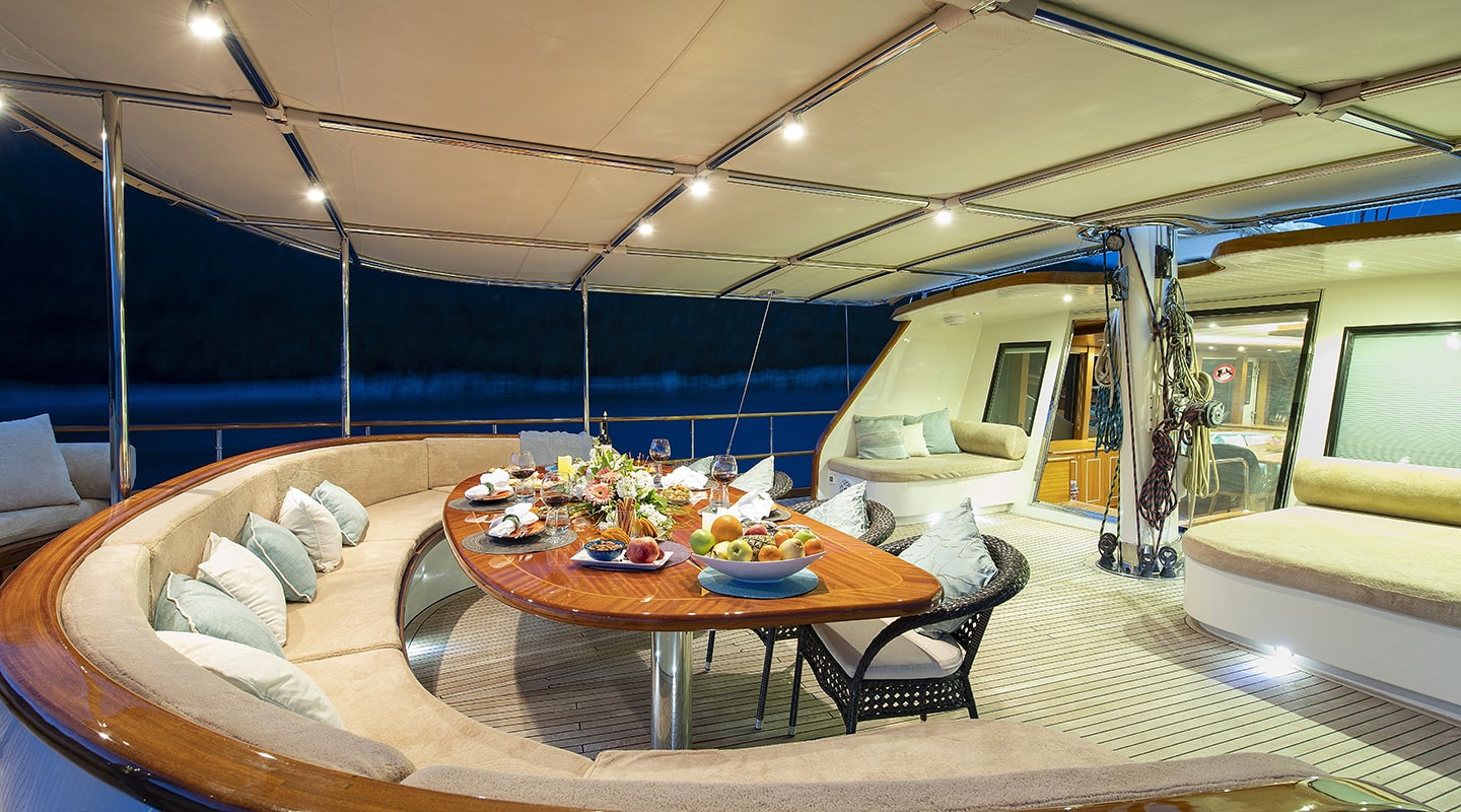DRAGON FLY Aft deck