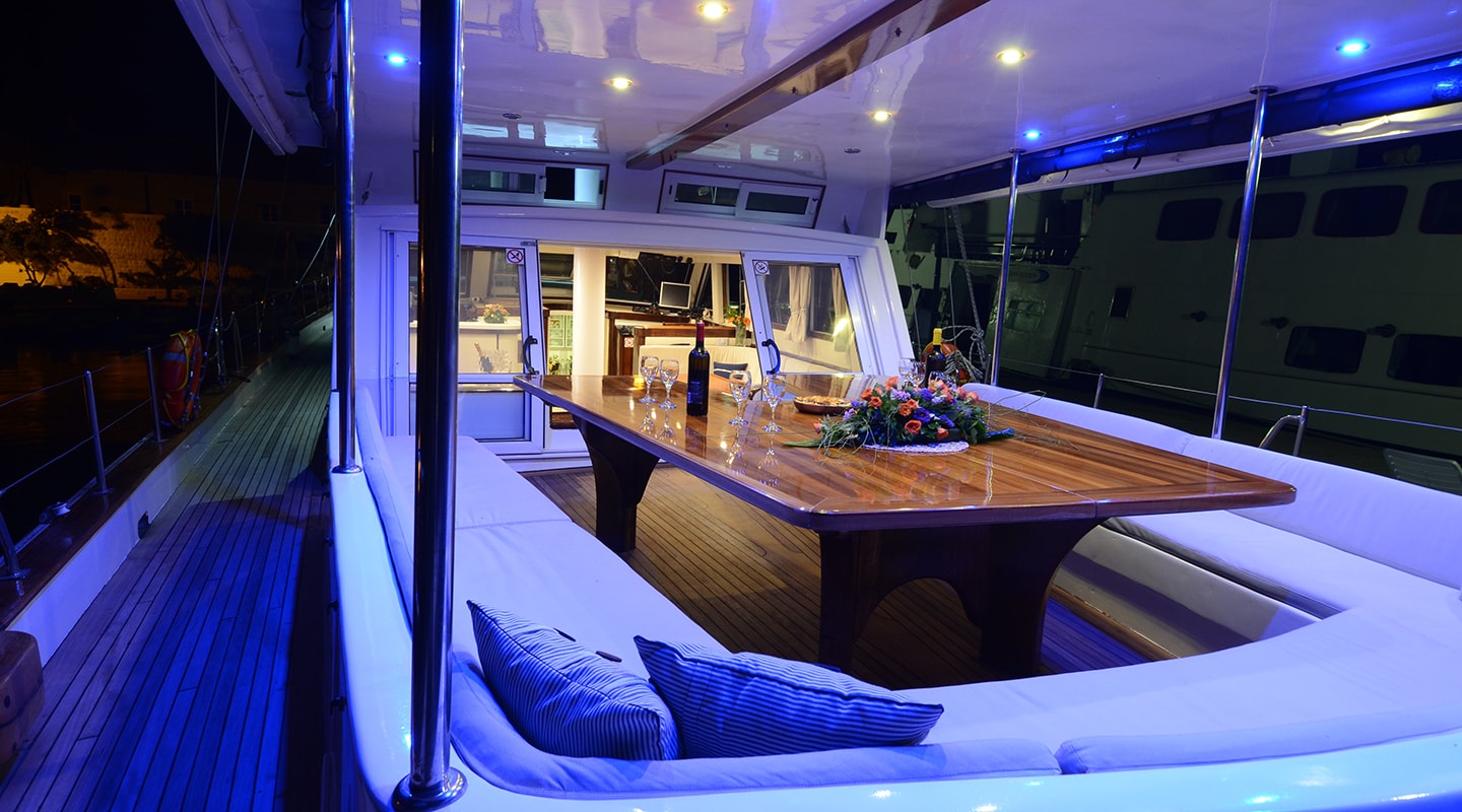 FORTUNA Aft deck