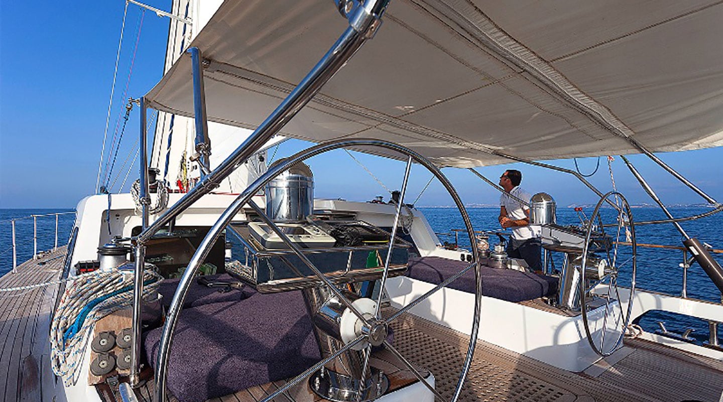 MYOSOTIS Aft deck