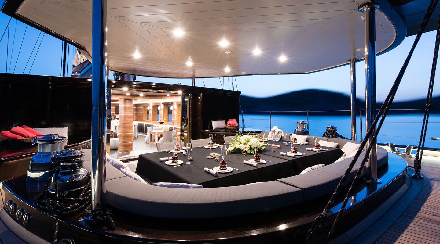 ROX STAR Aft deck