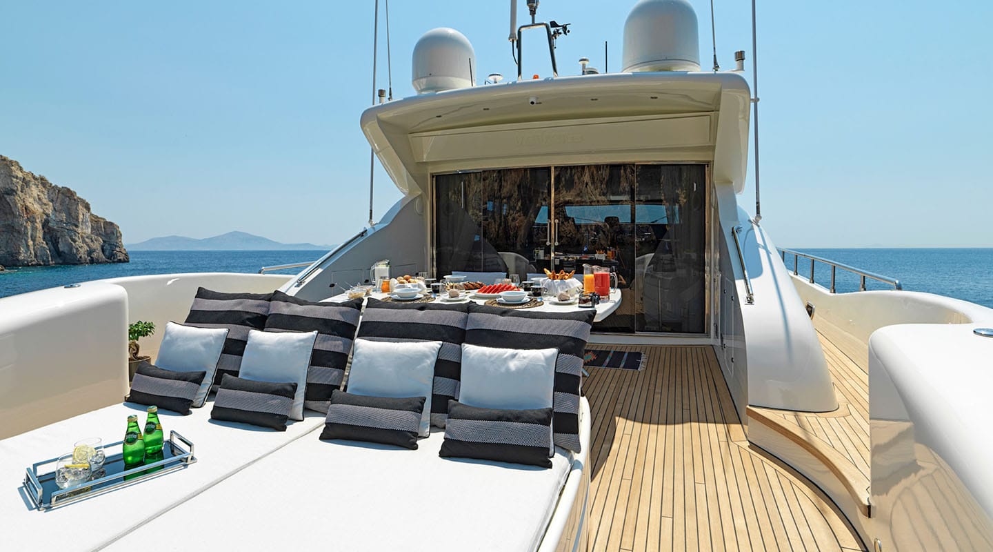 RUBY Aft deck