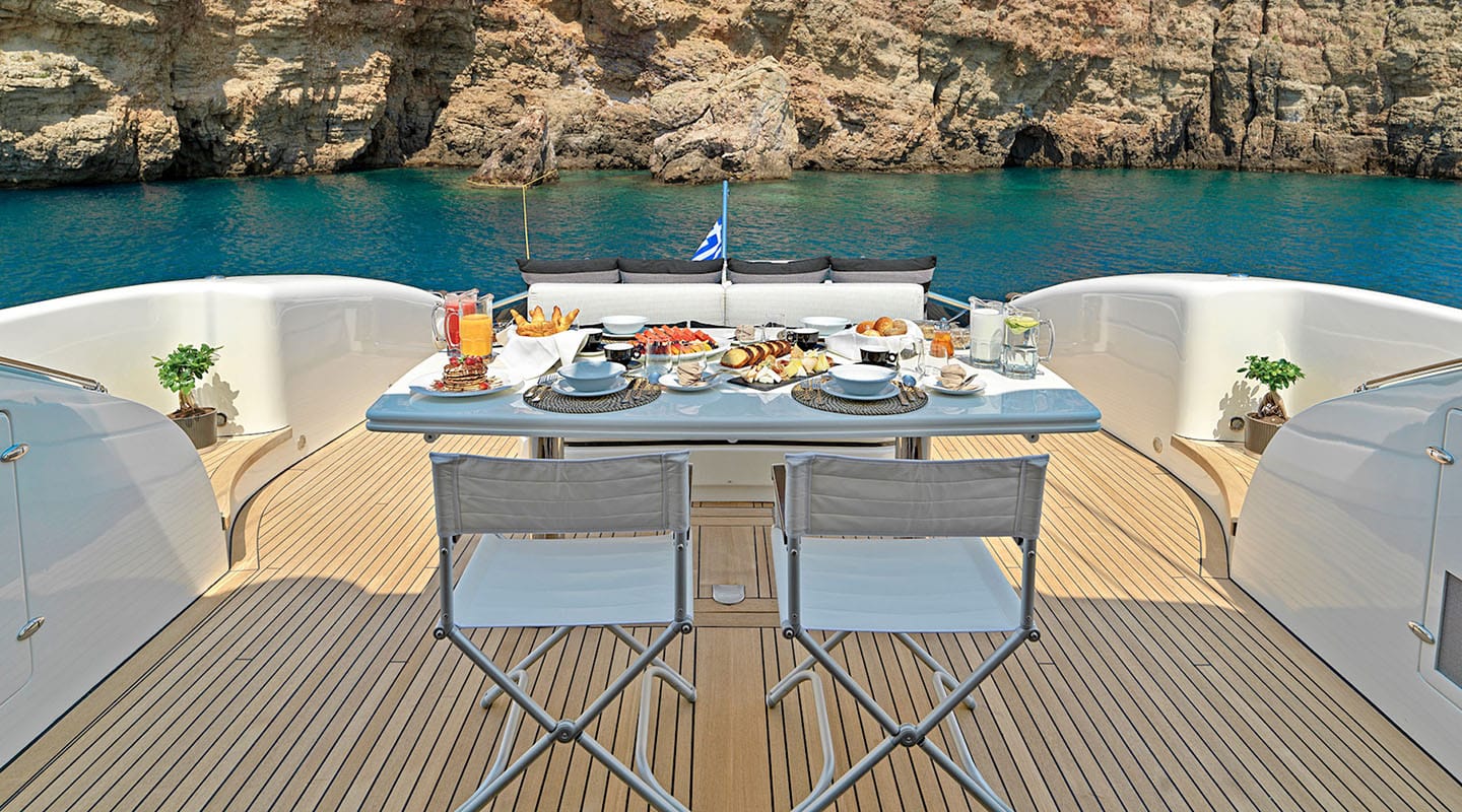 RUBY Aft deck