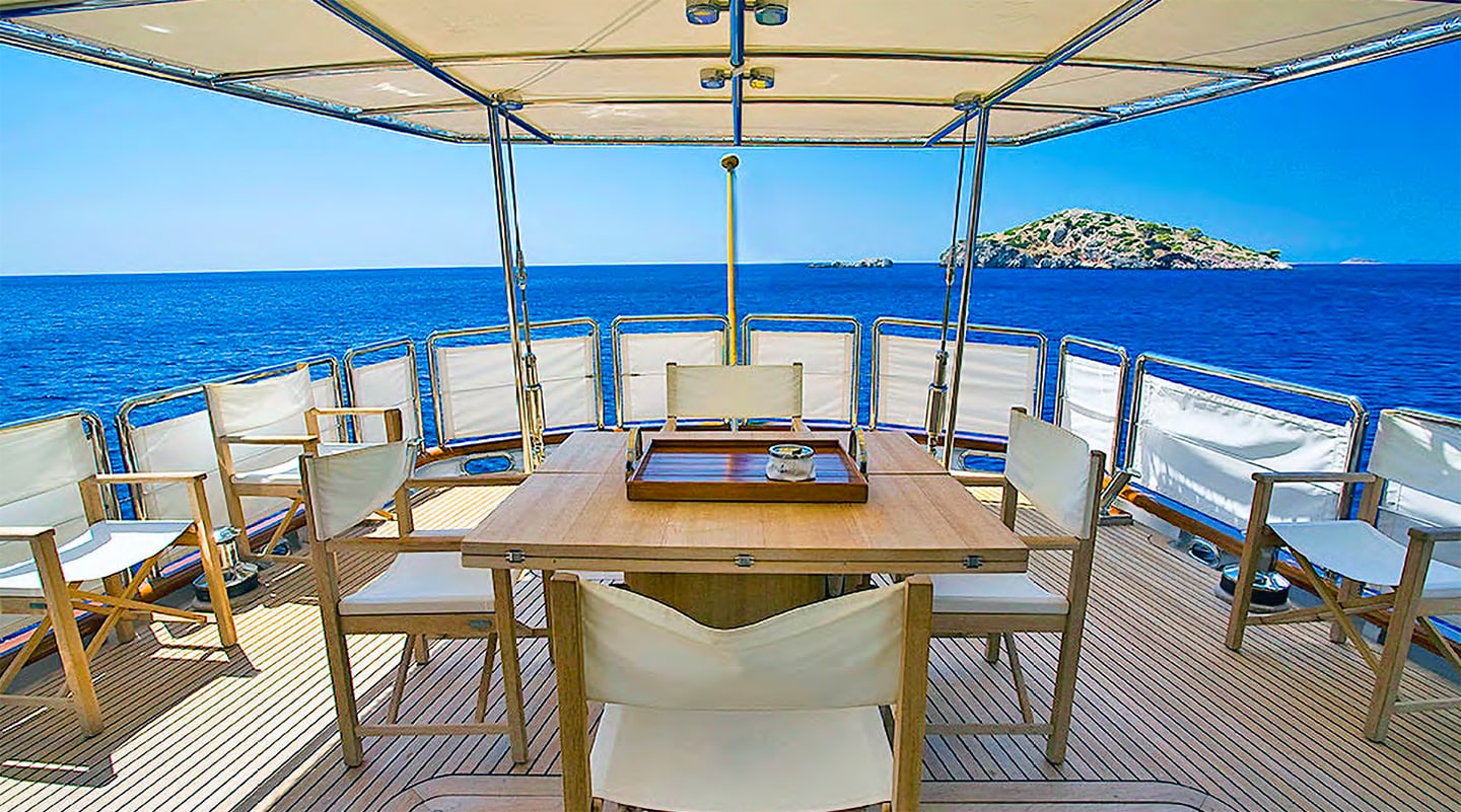 ALTHEA Aft deck