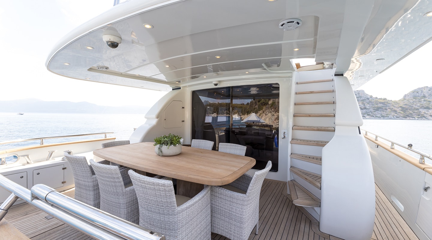 COOKIE Aft deck