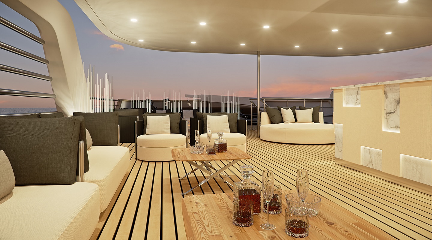CRISTAL Lounge area