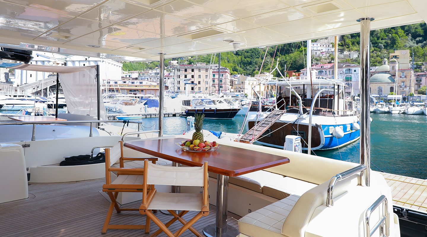 FOR EVER ROSANNA Aft deck
