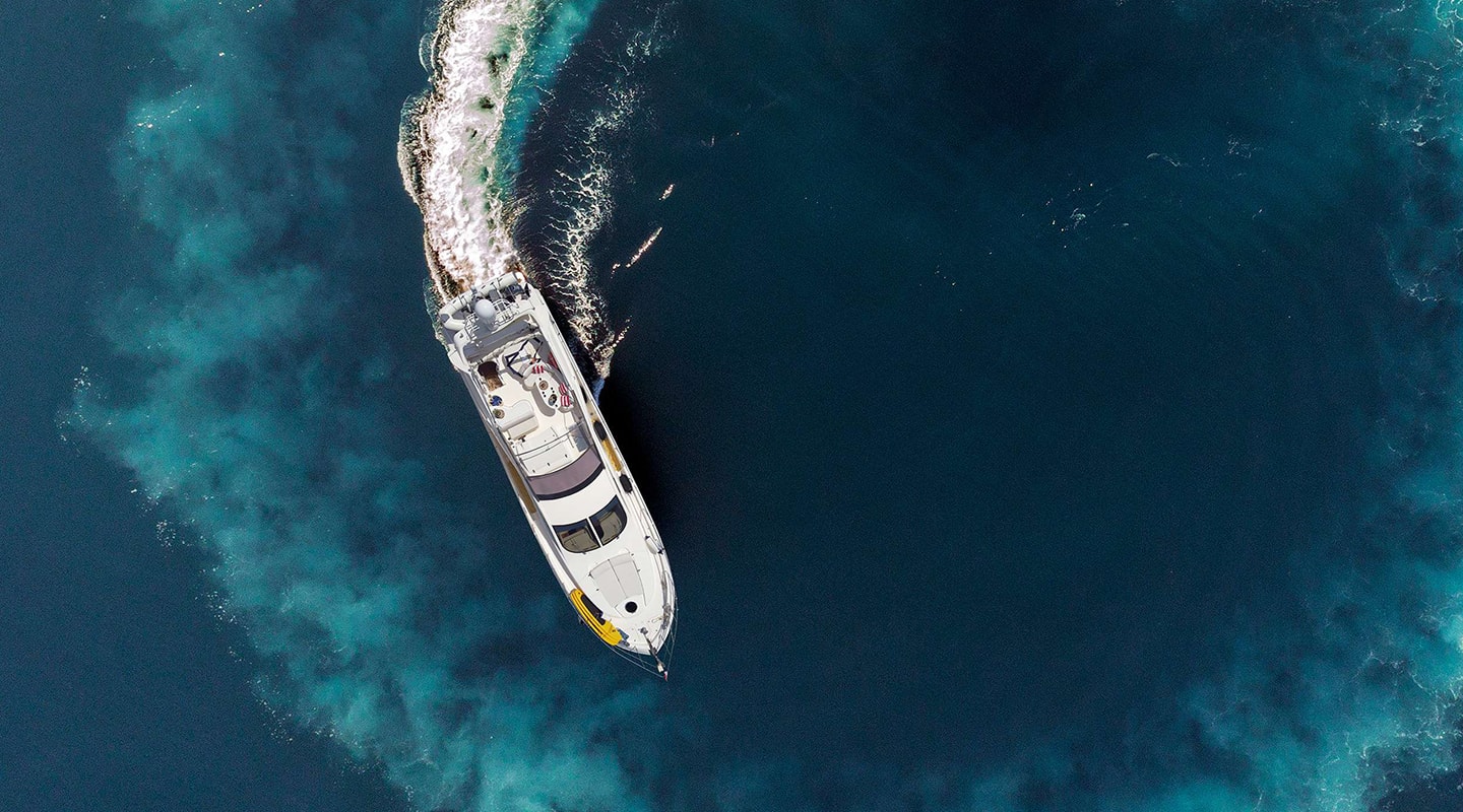 LADY L Aerial view