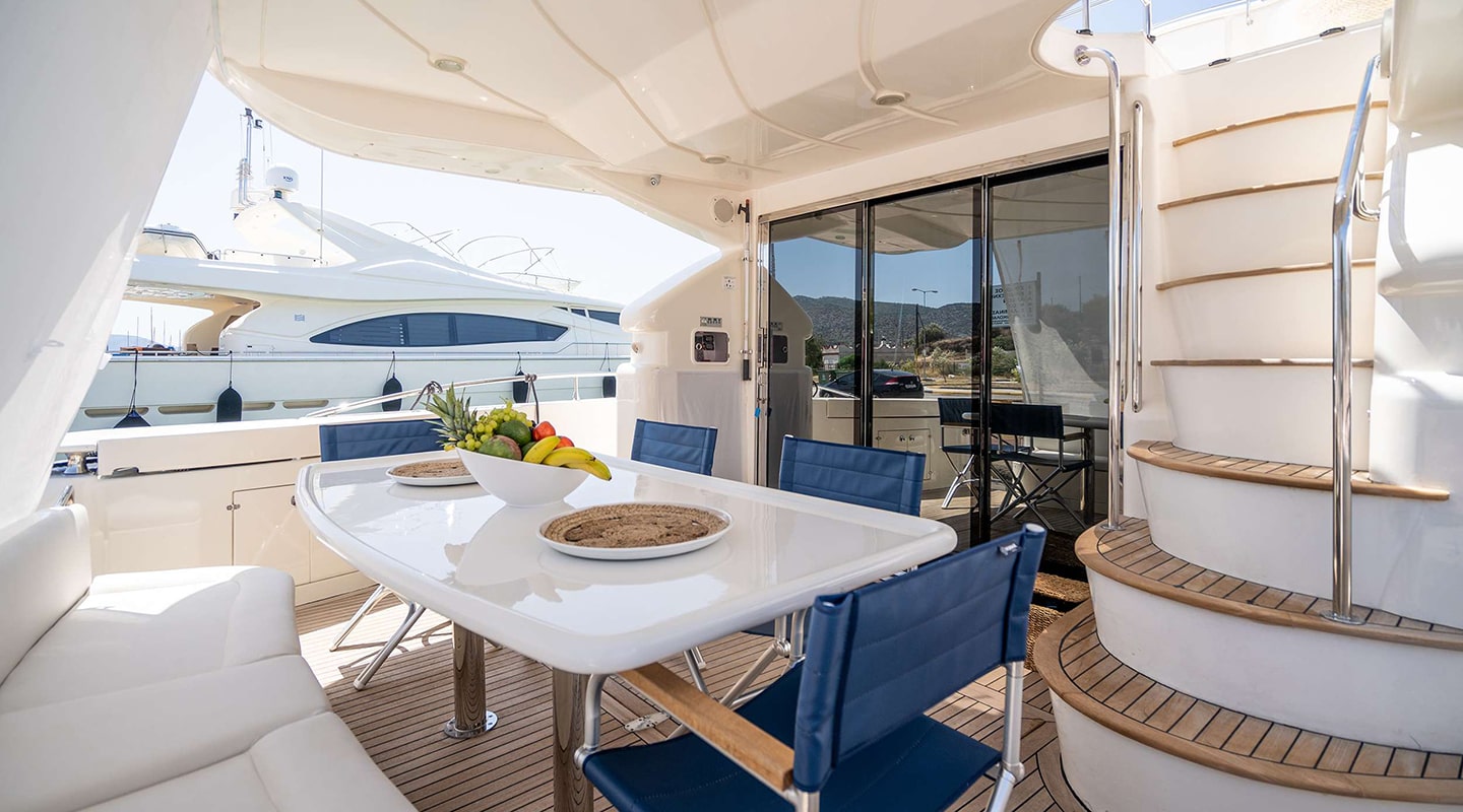 LADY L Aft deck