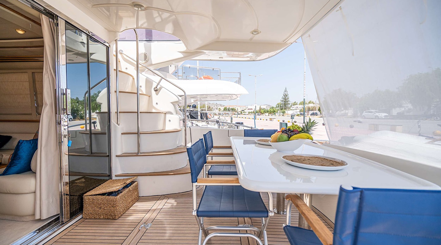 LADY L Aft deck