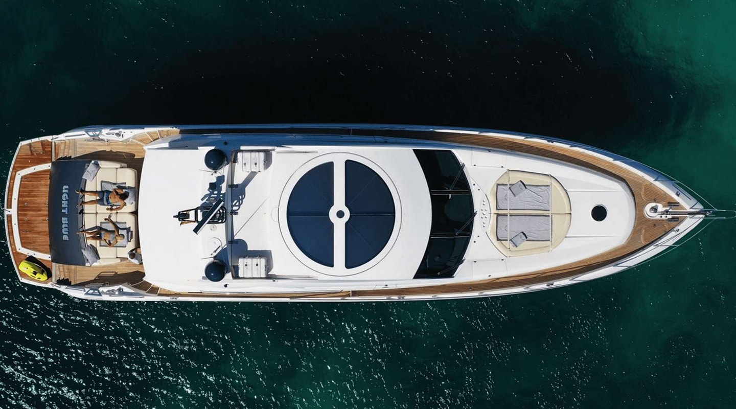 LIGHT BLUE Aerial view