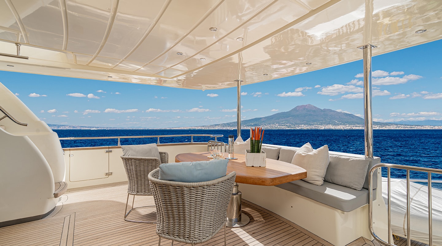 MINOU Aft deck