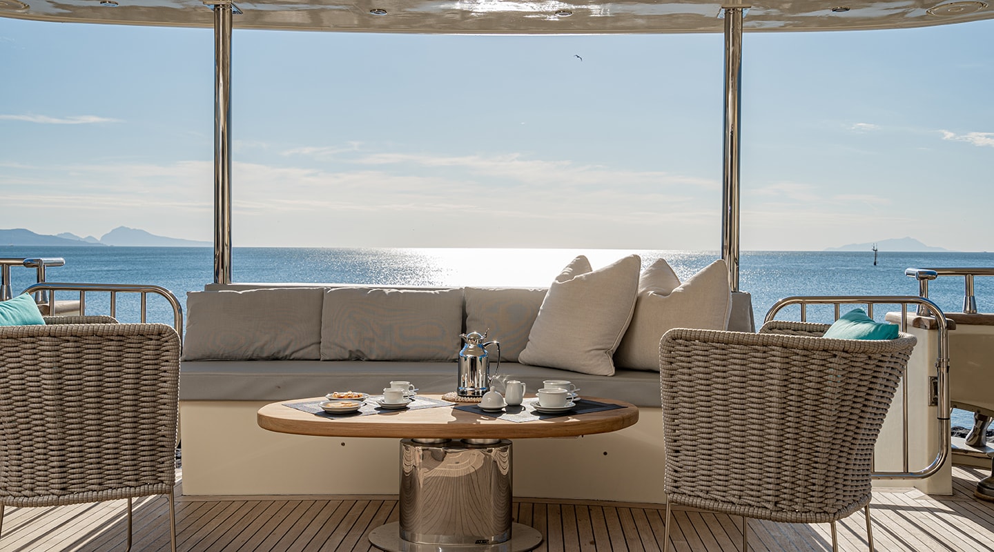 MINOU Aft deck