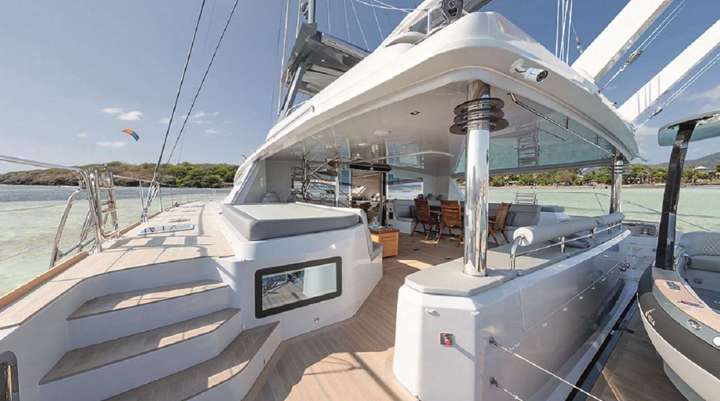 NAMASTE Aft deck