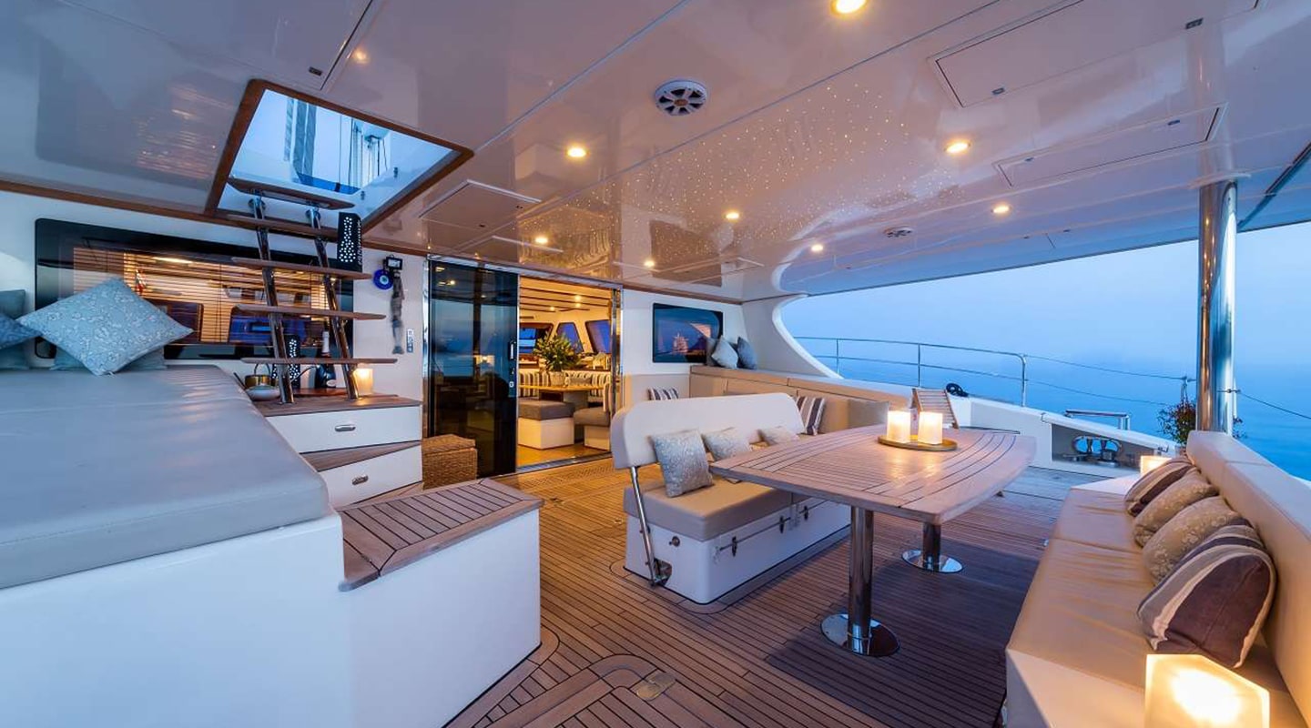 OMBRE BLU3 Aft deck