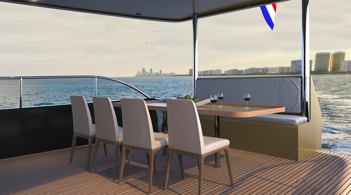 SANTA CLARA Aft deck