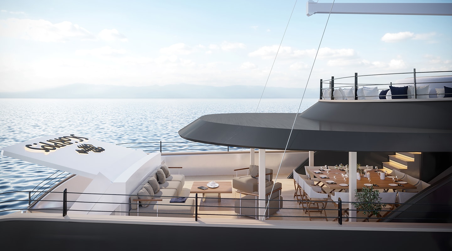 SCORPIOS Aft deck