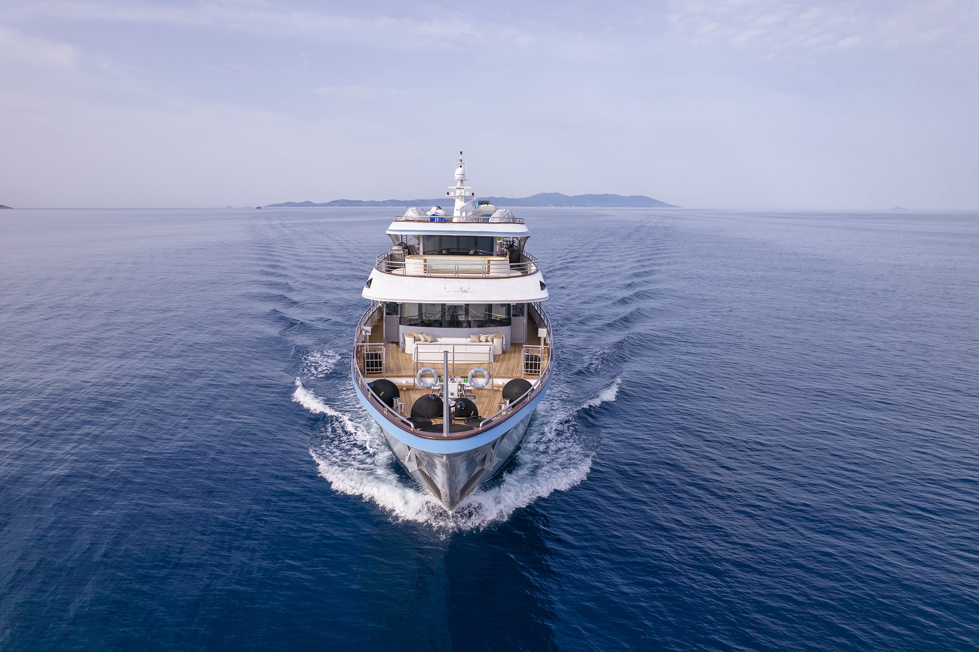 Indulge in an elegant journey aboard the luxury DS Yachts