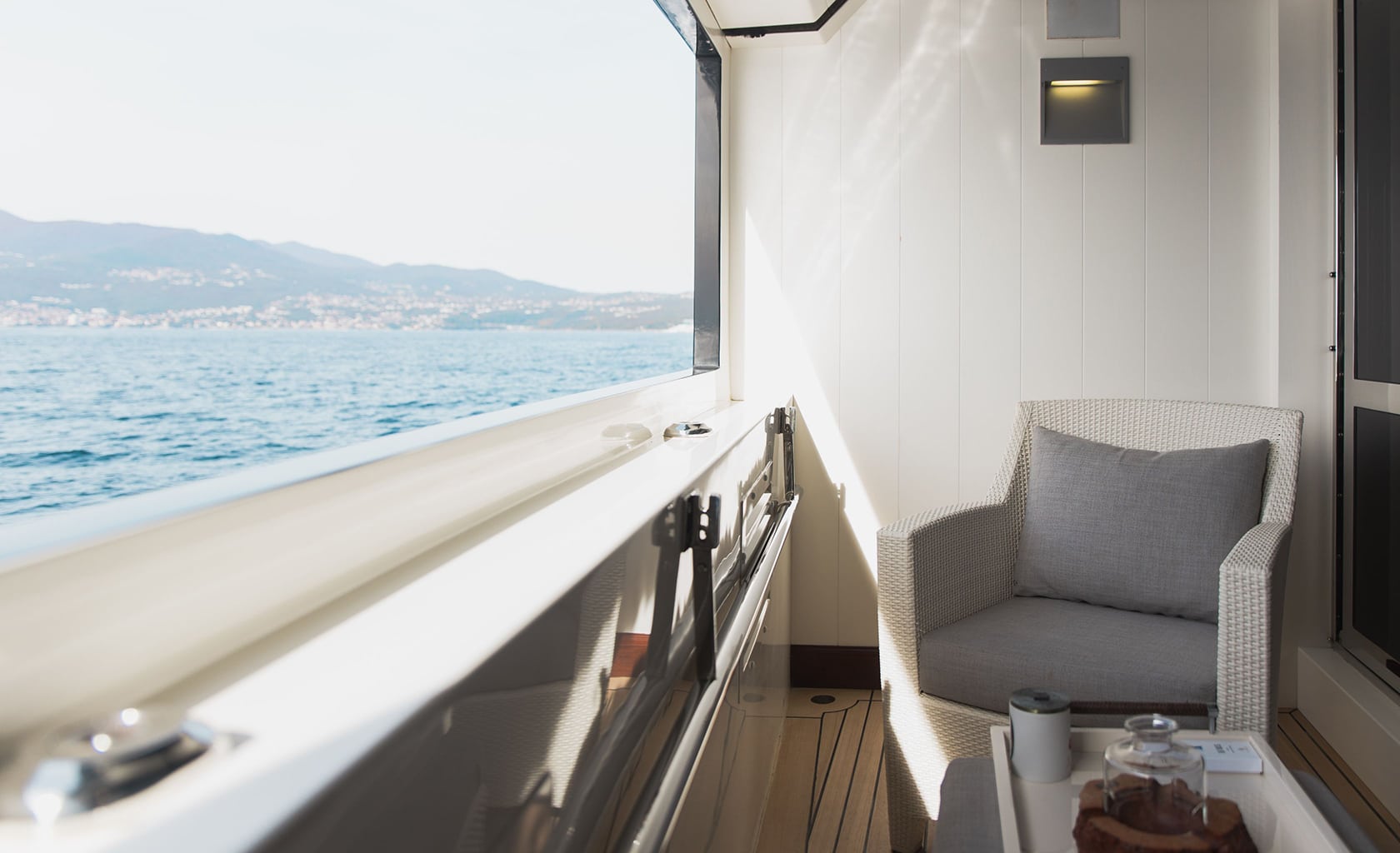 LADY TRUDY Master cabin balcony