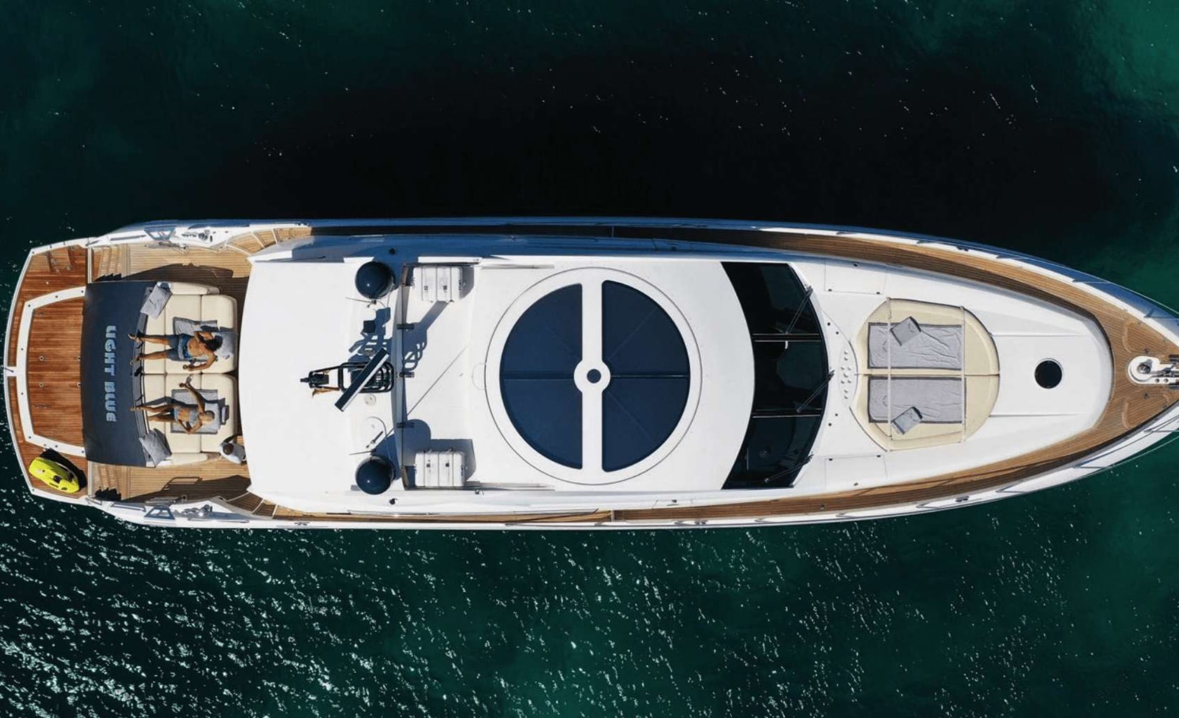 LIGHT BLUE Aerial view