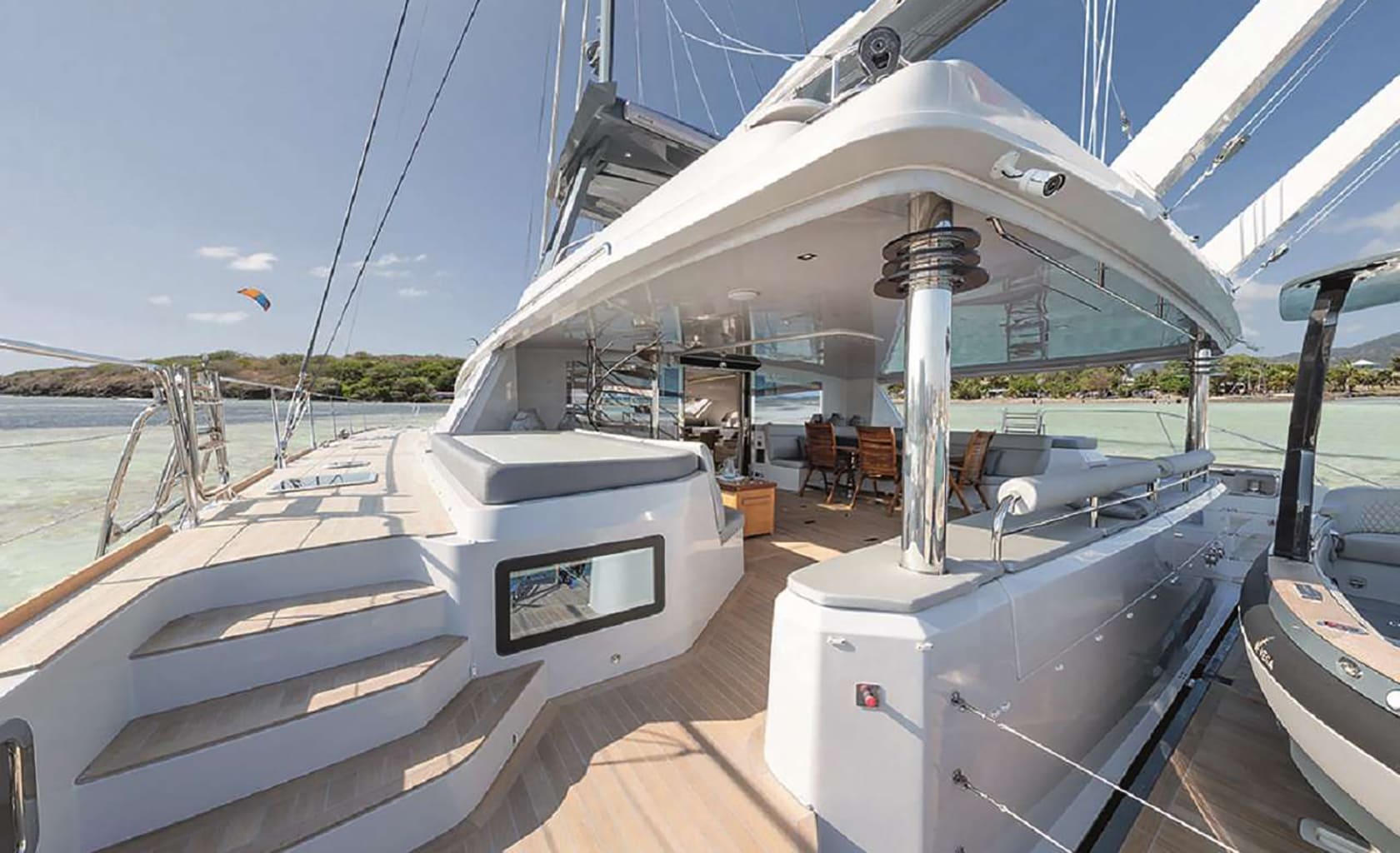 NAMASTE Aft deck