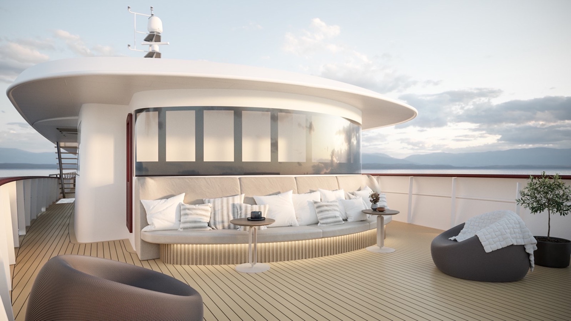 Cozy sundeck