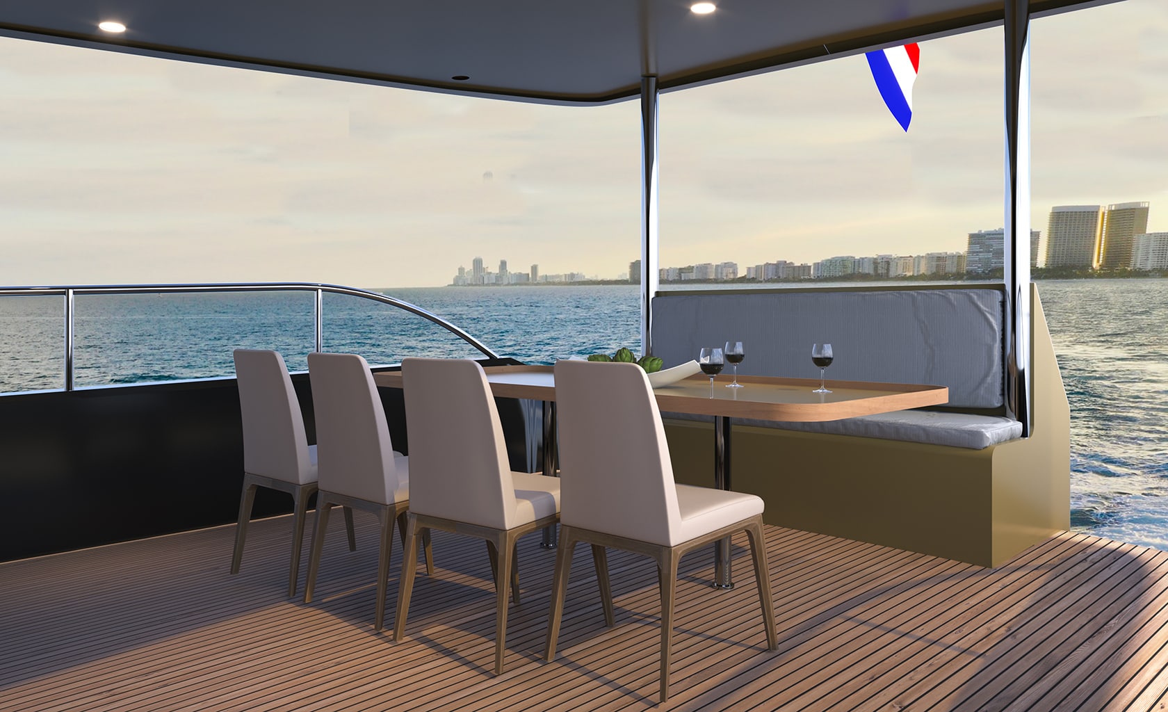 SANTA CLARA Aft deck