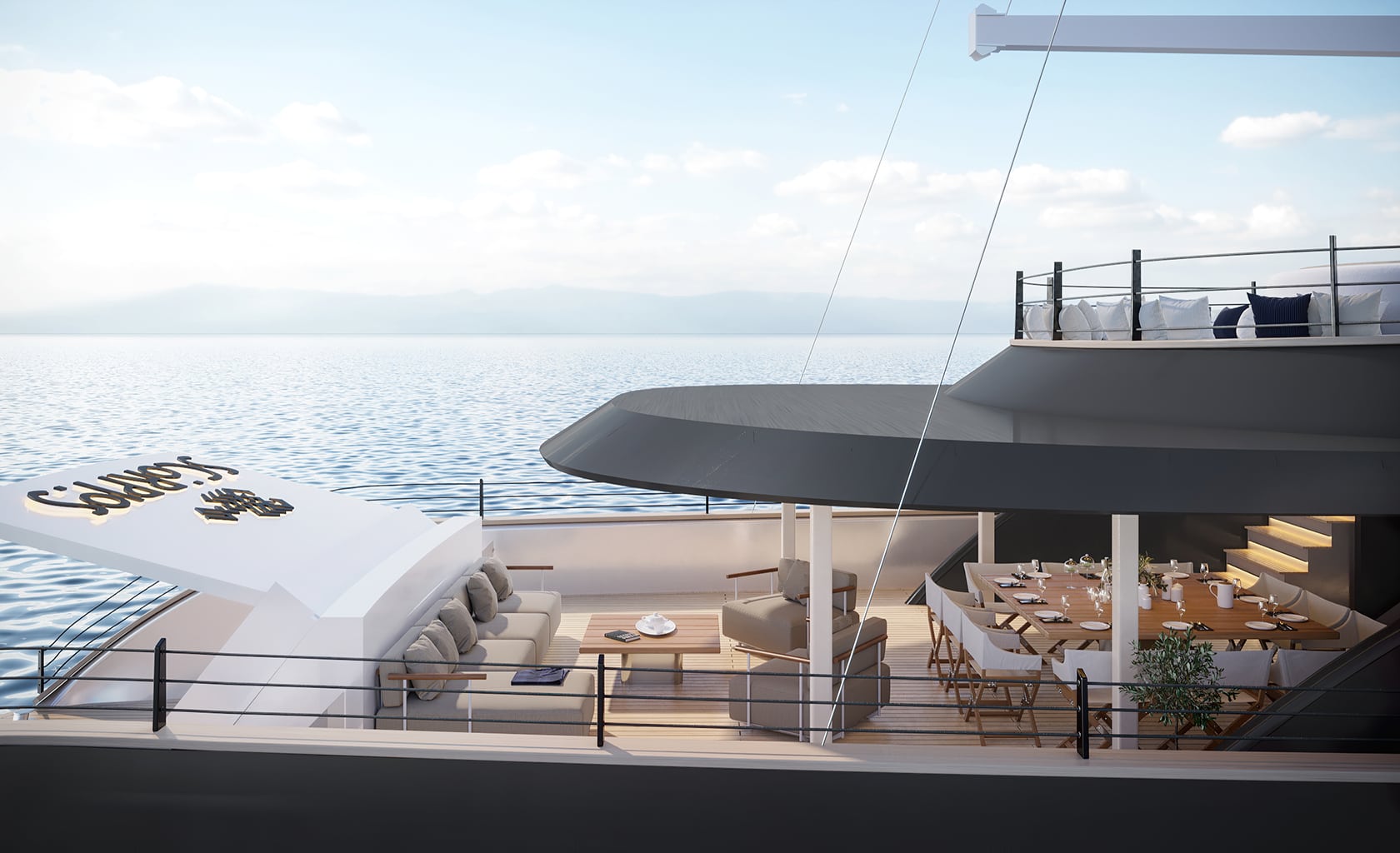 SCORPIOS Aft deck