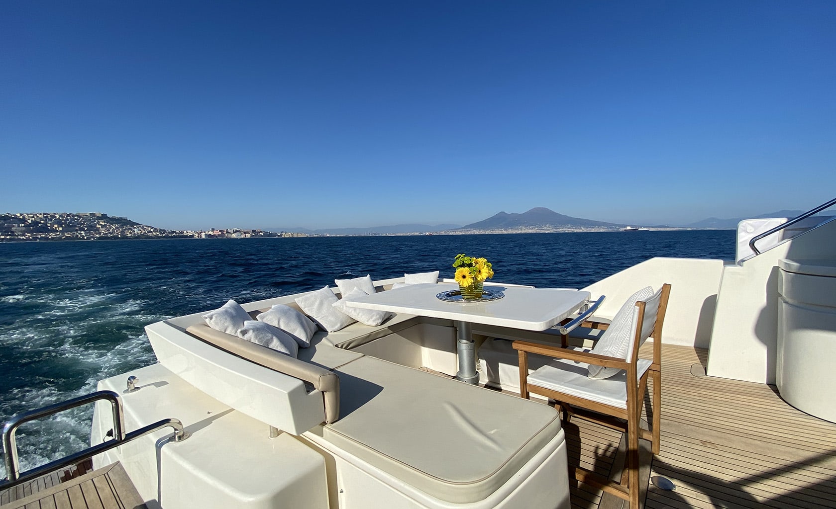 STAY MINE Aft deck