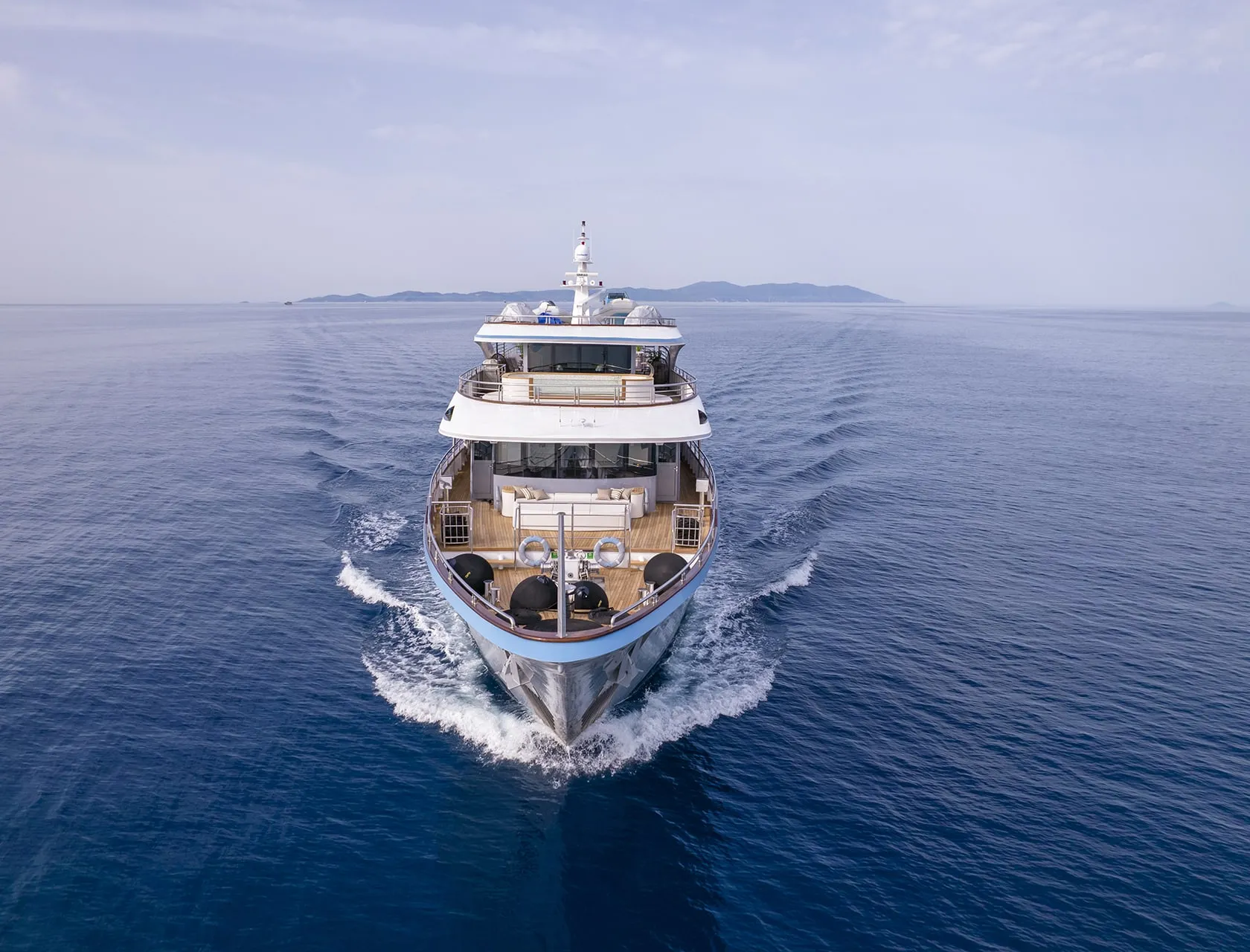 Indulge in an elegant journey aboard the luxury DS Yachts