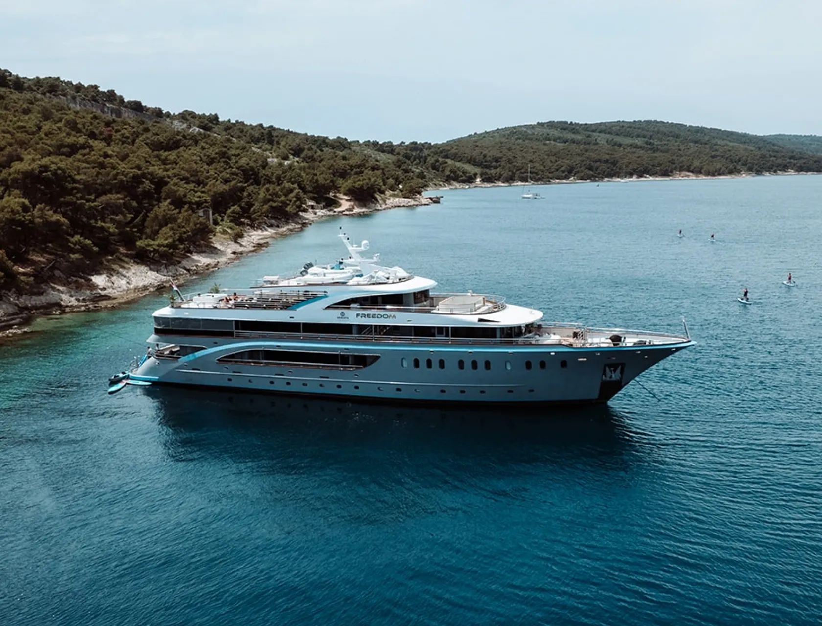 Luxury yacht FREEDOM - The Most Unique Luxury Yacht in Croatia