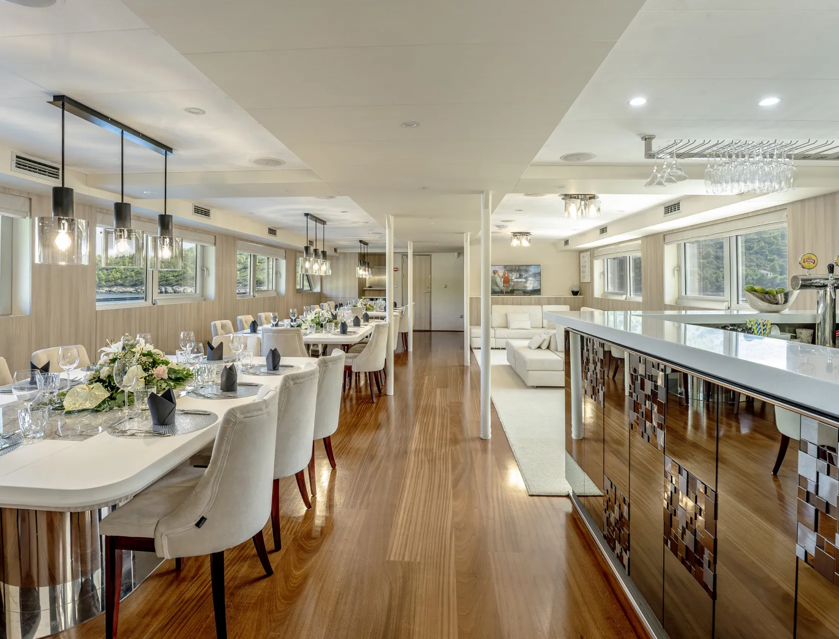 The Journey Behind Yacht Cristal's Luxurious Interior