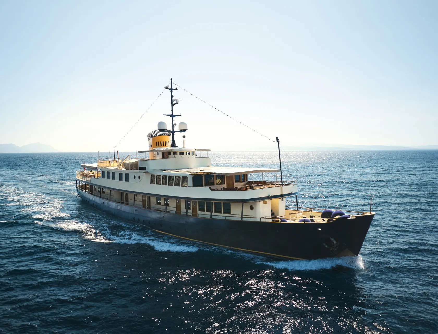 Visit Four Countries During One Yacht Charter Aboard the Unique Yacht Seagull II