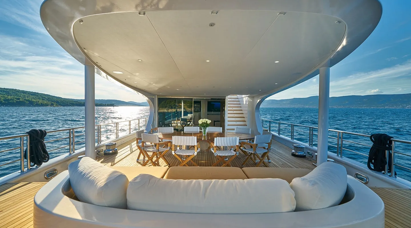 ACAPELLA Aft deck