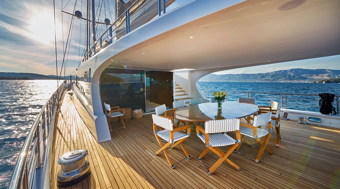 ACAPELLA Aft deck