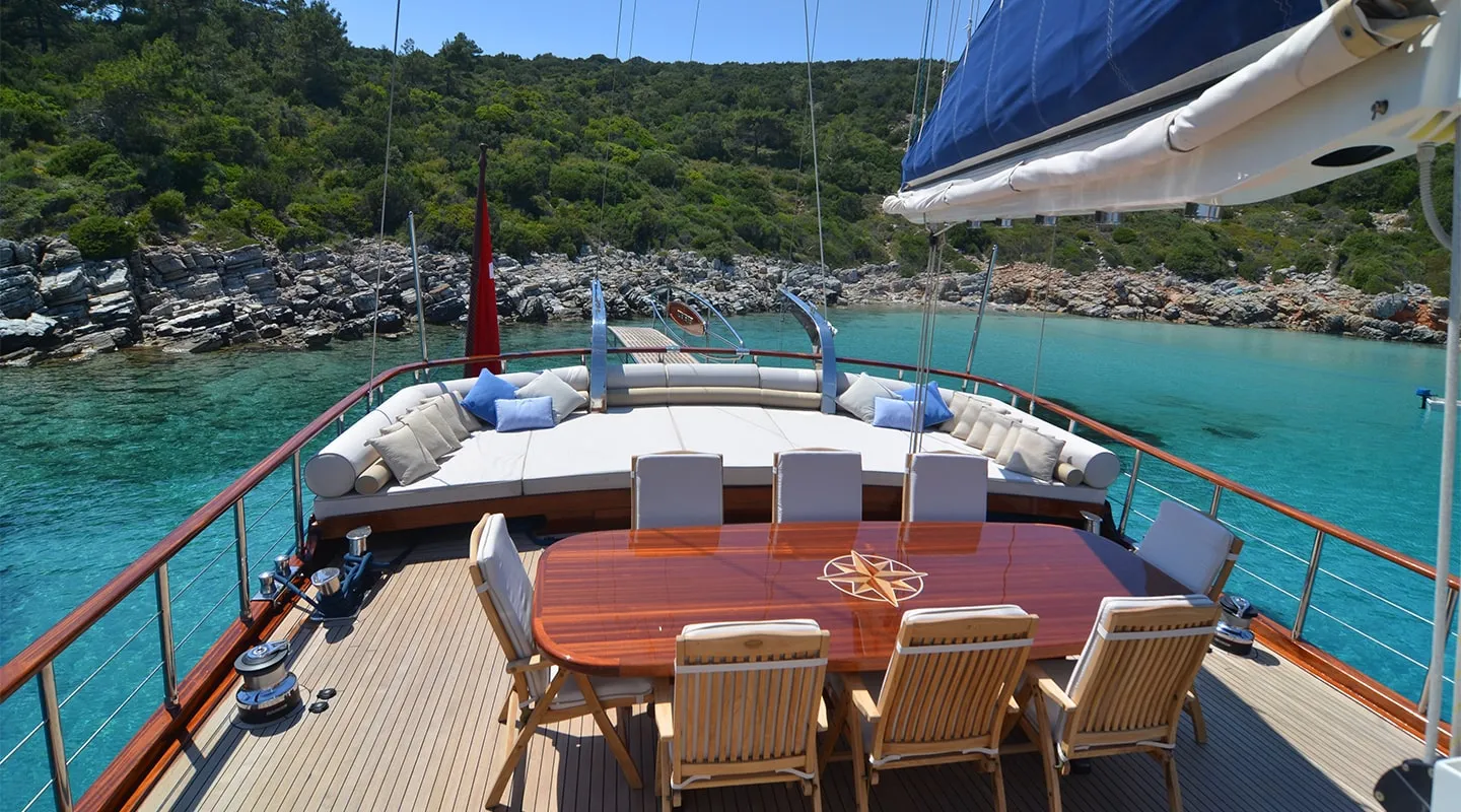 BLUE HEAVEN Aft deck