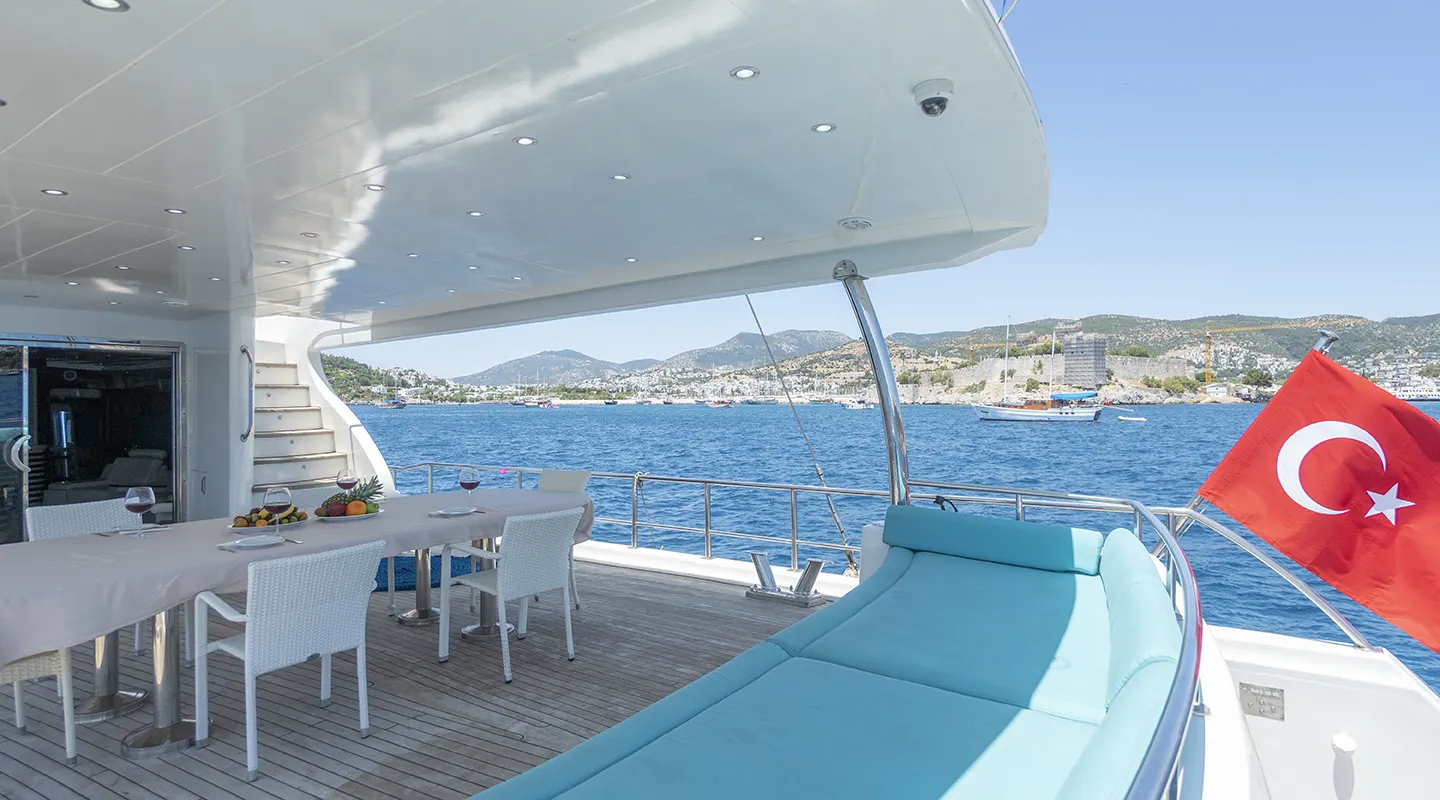 ESMA SULTAN Aft deck