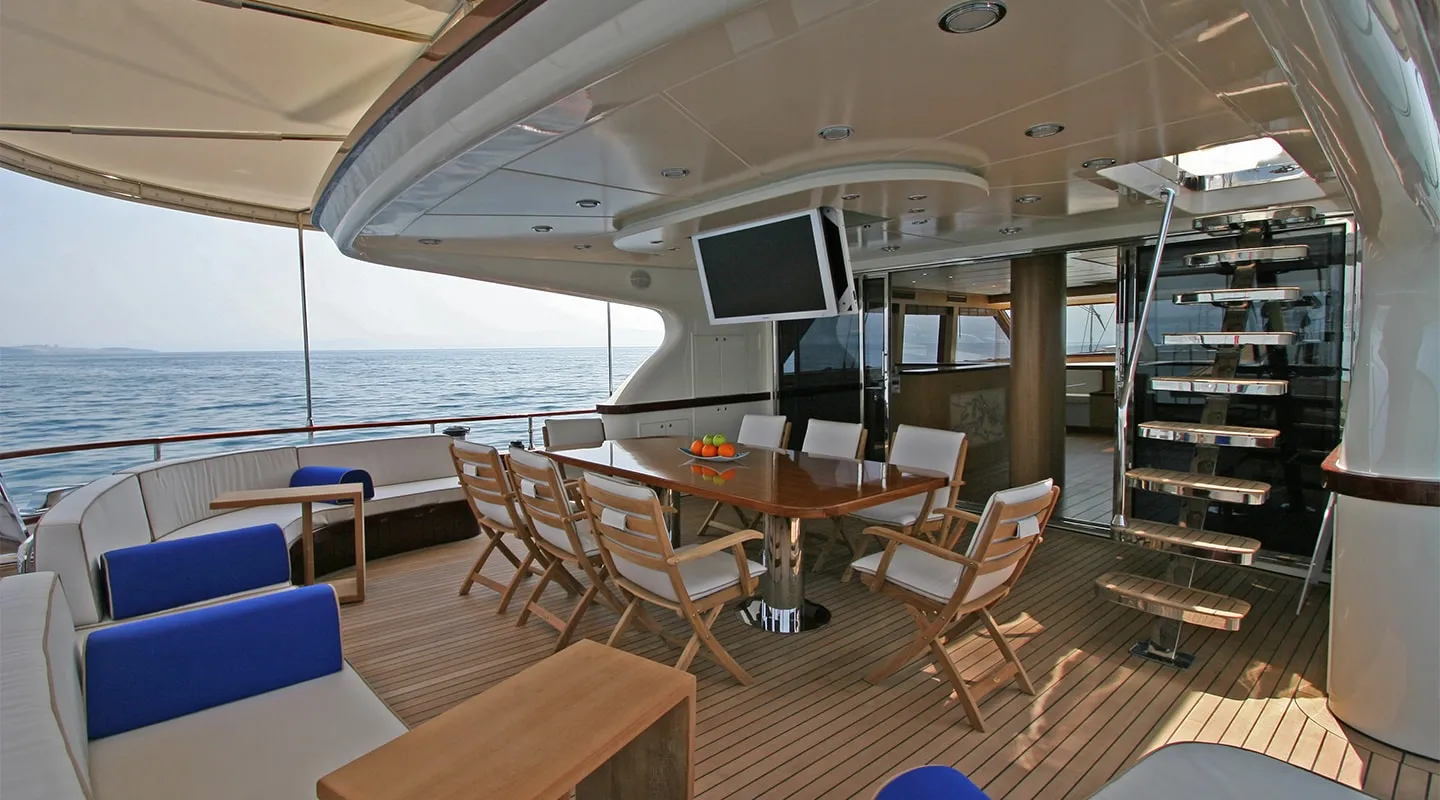 GETAWAY Aft deck